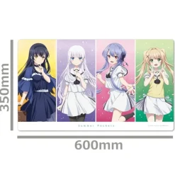 Summer Pockets Character Rubber Mat Shiroha & Ao & Kamome & Tsumugi