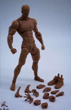 Super Action Male Body: Black Edition 1/12 Scale Action Figure