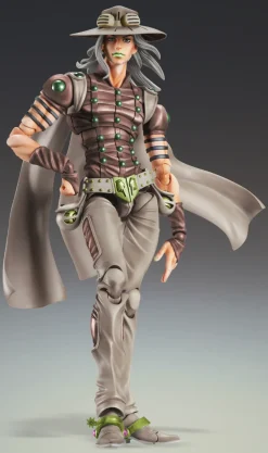 Super Action Statue Jojo's Bizarre Adventure Part 7 Steel Ball Run Gyro Zeppeli Third