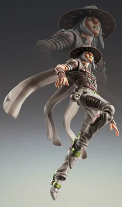 Super Action Statue Jojo's Bizarre Adventure Part 7 Steel Ball Run Gyro Zeppeli Third