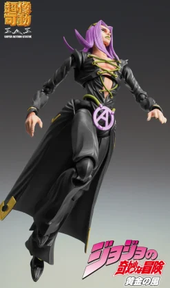 Super Action Statue Jojo's Bizarre Adventure Part 5 Leone Abbacchio Ver. Black