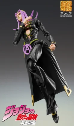 Super Action Statue Jojo's Bizarre Adventure Part 5 Leone Abbacchio Ver. Black