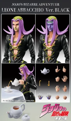 Super Action Statue Jojo's Bizarre Adventure Part 5 Leone Abbacchio Ver. Black