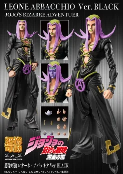 Super Action Statue Jojo's Bizarre Adventure Part 5 Leone Abbacchio Ver. Black