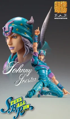 Super Action Statue Jojo's Bizarre Adventure Part 7 Steel Ball Run Johnny Joestar Second