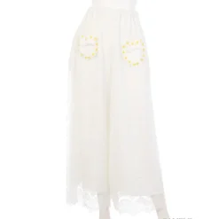 Swankiss Daisy Chain Lace Gaucho Pants