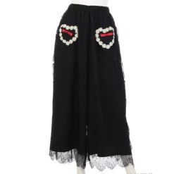 Swankiss Daisy Chain Lace Gaucho Pants
