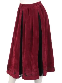 Swankiss Frame Embroidered Long Skirts