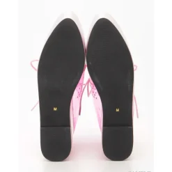 Swankiss Lace-Up Clear Shoes