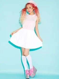 Swankiss Lace-Up Clear Shoes