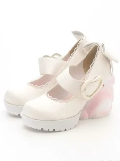 Swankiss Rabbit Heel Shoes
