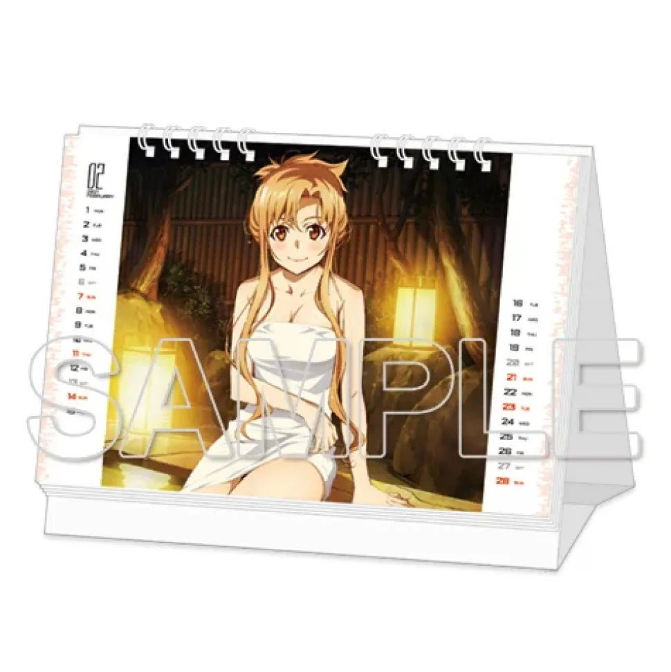 Sword Art Online Asuna 2021 Desktop Calendar