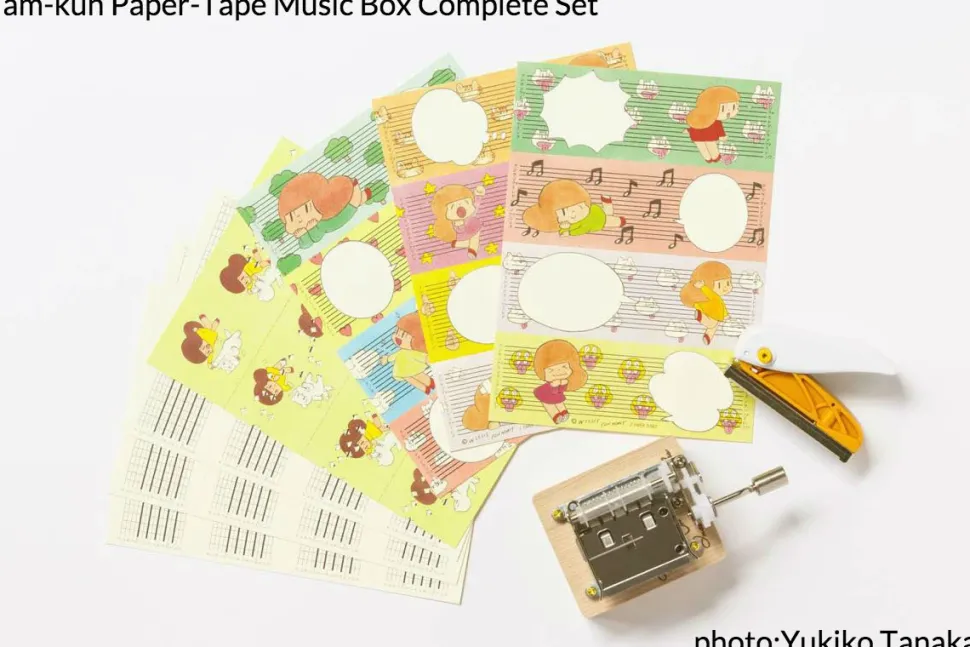 Tape Music Box Manga Series: Tam-kun Paper-Tape Music Box Set