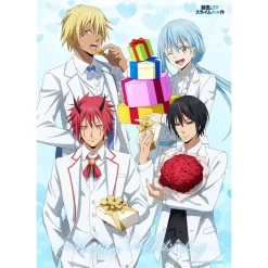 That Time I Got Reincarnated as a Slime B2 Kirakira Cloth Poster White Day Ver.