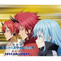 That Time I Got Reincarnated as a Slime the Movie: Scarlet Bond 2023 Desktop Calendar