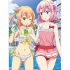 The Demon Girl Next Door Season 2 A3-Size Fabric Poster Momo & Mikan