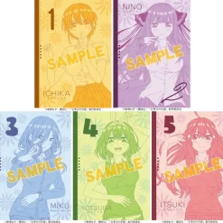 The Quintessential Quintuplets Character Notebook Collection
