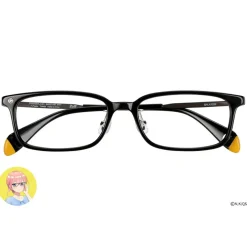 The Quintessential Quintuplets Specials2 Glass Frame w/ Original Eyeglass Case & Cleaning Cloth Set Ichika Nakano Model