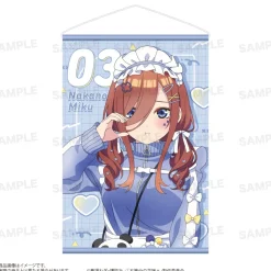 The Quintessential Quintuplets Specials 2 Double-Sided Tapestry Miku Nakano: Jersey Maid Ver.