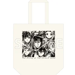 The Rising of the Shield Hero Season 3 Black Ink Painting Art Tote Bag