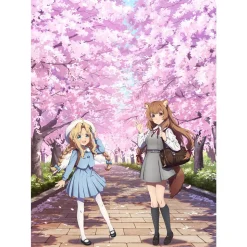 The Rising of the Shield Hero Season 4 A4 Chara Fine Graph Raphtalia & Filo: School Style Ver.