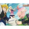 The Seven Deadly Sins Elizabeth Meliodas & Hawk 1 Premium Wall Scroll