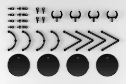 The Simple Stand Mini x4 Black (for Small Figures & Chibi Figures)