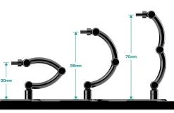 The Simple Stand Mini x4 Black (for Small Figures & Chibi Figures)