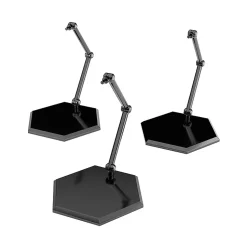 The Simple Stand x3 Black Hex Type (for Figures & Models)