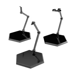 The Simple Stand x3 Black Hex Type (for Figures & Models)