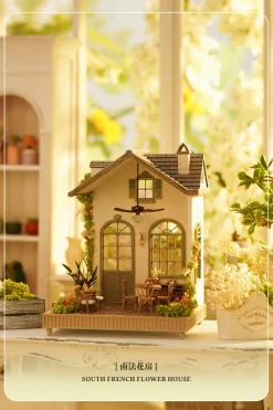 The South French Flower House 1/64 Scale Doll House