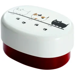 Three Cat Siblings Lacquerware Bento Boxes