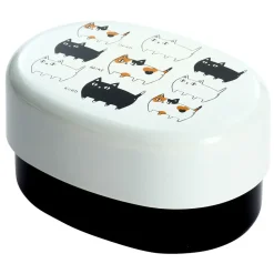 Three Cat Siblings Lacquerware Bento Boxes