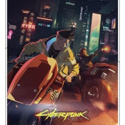 Tobista Cyberpunk 2077 & Cyberpunk: Edgerunners V & David Bike Chase