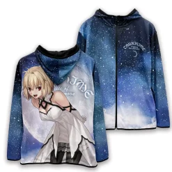 Tsukihime -A Piece of Blue Glass Moon- Arcueid Brunestud Full Graphic Dry Hoodie