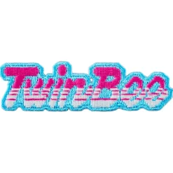 TwinBee Embroidered Sticker Title Logo