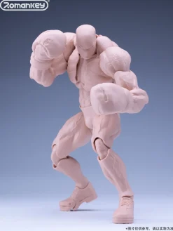 UMS003 Male Body Big Guy: White Skin 1/12 Scale Action Figure