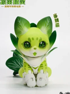 Vegetable Fairy Series Bok Choy Serval Cat Non-Scale Action Figure
