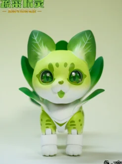 Vegetable Fairy Series Bok Choy Serval Cat Non-Scale Action Figure