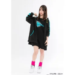 Vocaloid Hatsune Miku Zip-Up Hoodie (Ladies' Free)