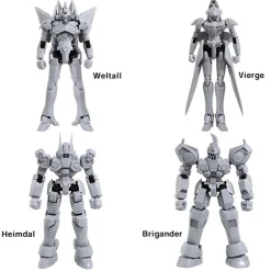 Xenogears Structure Arts 1/144 Scale Plastic Model Kit Series Vol. 1 Set (Re-run)