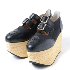 YOSUKE 2015SS Platform Belt Shoes