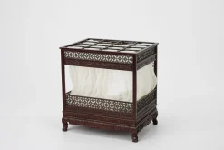 Yue Dong Chuang 1/12 Scale Wood Frame Bed Chinese Ancient Style Miniature