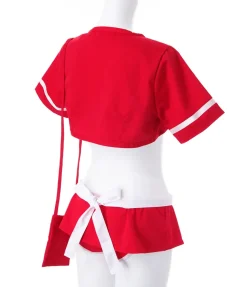 YUMMY MART Bolero Nurse Strapless Lingerie Set