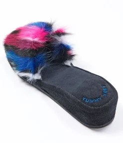 YUMMY MART Fake Fur Slippers