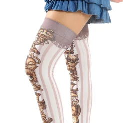 Zettairyoiki Alice's Tea Party Thigh-High Tights