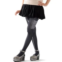 Zettairyoiki Barcode Thigh-High Tights