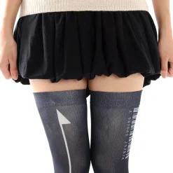 Zettairyoiki Barcode Thigh-High Tights