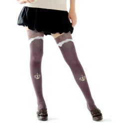 Zettairyoiki Chocolate Bar Thigh-High Tights
