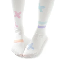 Zettairyoiki Colorful Band-Aid Thigh-High Tights